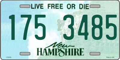 NH license plate 1753485