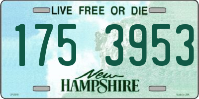 NH license plate 1753953