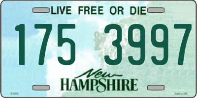 NH license plate 1753997