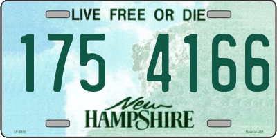 NH license plate 1754166