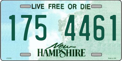 NH license plate 1754461
