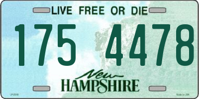 NH license plate 1754478