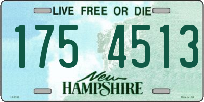 NH license plate 1754513