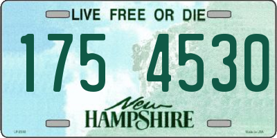 NH license plate 1754530
