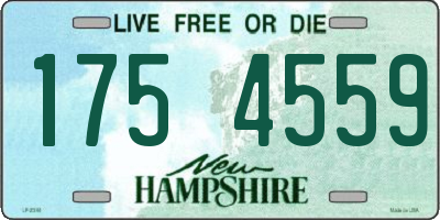 NH license plate 1754559