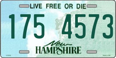 NH license plate 1754573