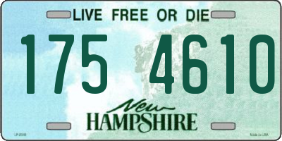 NH license plate 1754610