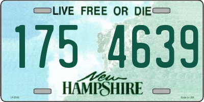 NH license plate 1754639