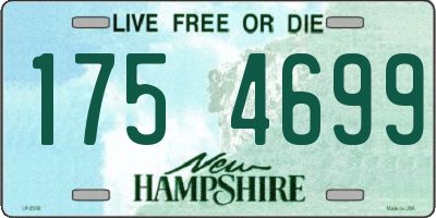 NH license plate 1754699