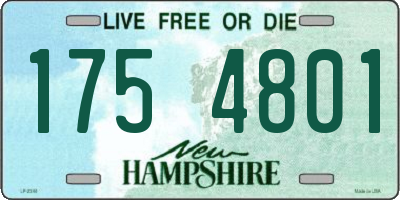 NH license plate 1754801