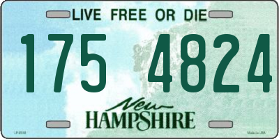 NH license plate 1754824