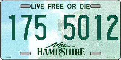 NH license plate 1755012