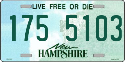 NH license plate 1755103