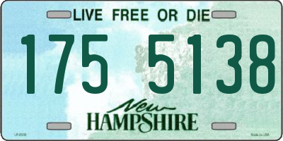 NH license plate 1755138