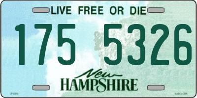 NH license plate 1755326