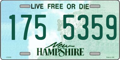 NH license plate 1755359