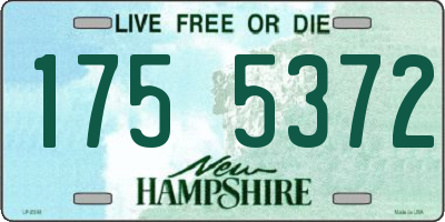NH license plate 1755372