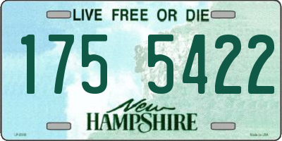 NH license plate 1755422