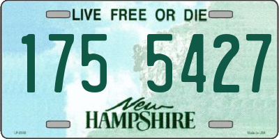 NH license plate 1755427