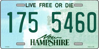 NH license plate 1755460