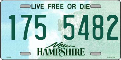 NH license plate 1755482