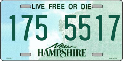 NH license plate 1755517