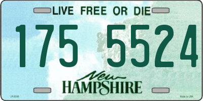 NH license plate 1755524
