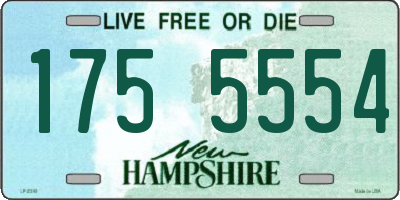 NH license plate 1755554