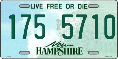 NH license plate 1755710