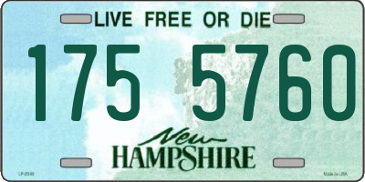 NH license plate 1755760