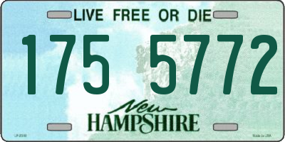 NH license plate 1755772