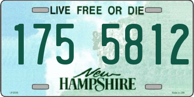 NH license plate 1755812