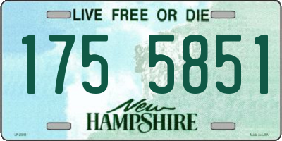 NH license plate 1755851