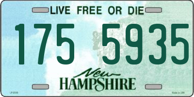 NH license plate 1755935