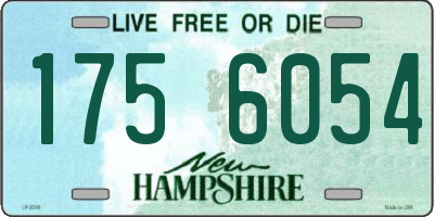 NH license plate 1756054