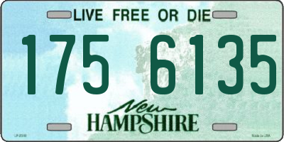 NH license plate 1756135