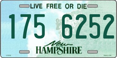 NH license plate 1756252