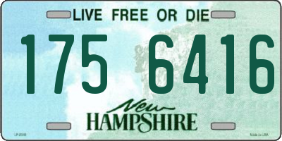 NH license plate 1756416