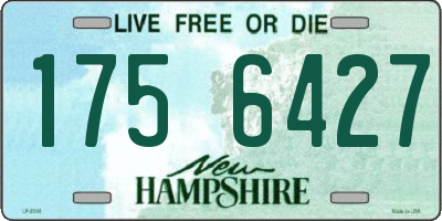 NH license plate 1756427