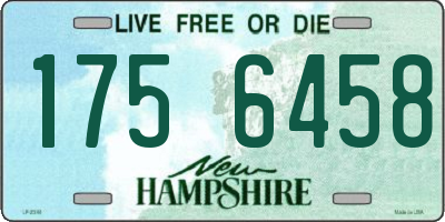 NH license plate 1756458