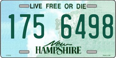 NH license plate 1756498