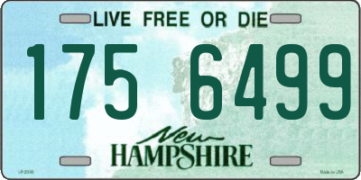 NH license plate 1756499