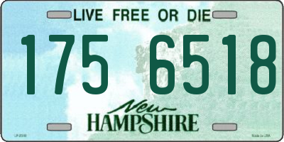 NH license plate 1756518