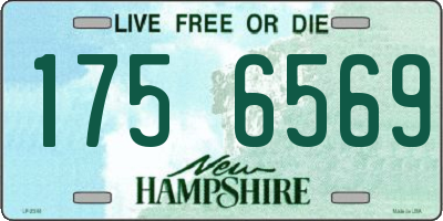 NH license plate 1756569
