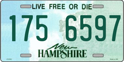 NH license plate 1756597