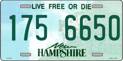NH license plate 1756650