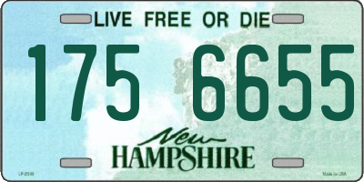 NH license plate 1756655
