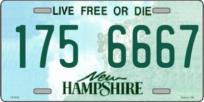 NH license plate 1756667