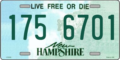 NH license plate 1756701