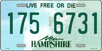NH license plate 1756731